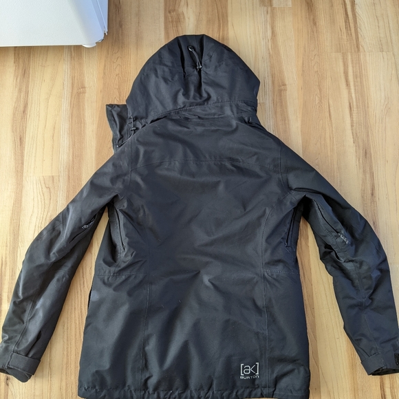 Women's Burton Insulated Gortex Ski/Snowboard Jacket medium black - Picture 2 of 9